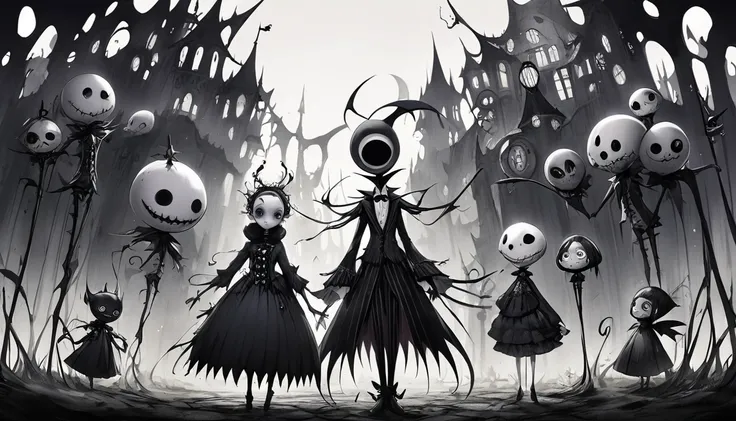     Tim Burton's Style、dark person、