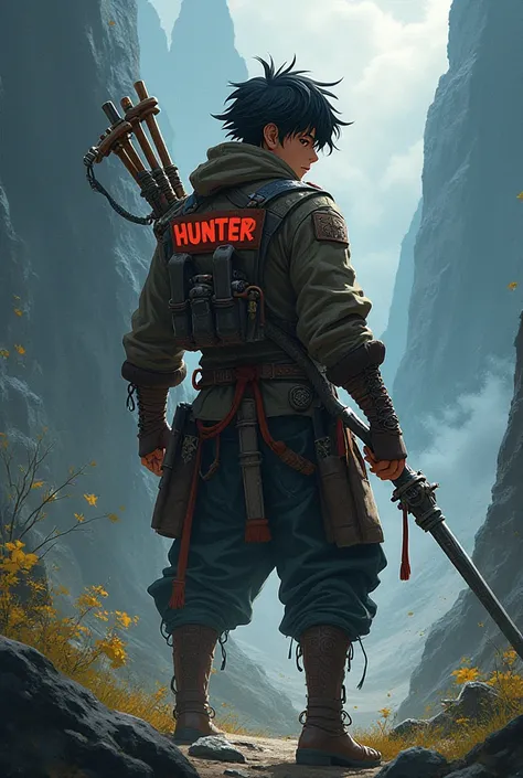 Make a anime with HUNTER written on its back