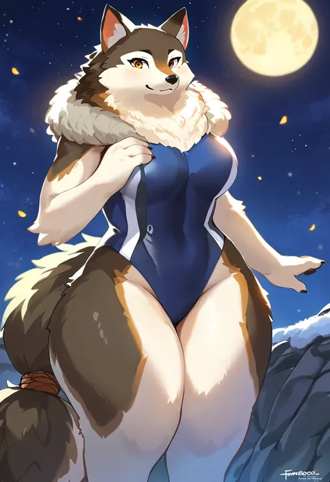 (top quality, best quality, Bogexboog, High-quality illustrations, masterpiece, perfect artwork, cinematic light and shading, 16k, 1080p, uploaded on e621)(kemono, furry, anthro, alone), 1 larger female, (very detailed body, face, tail, arms, hands, legs, ...