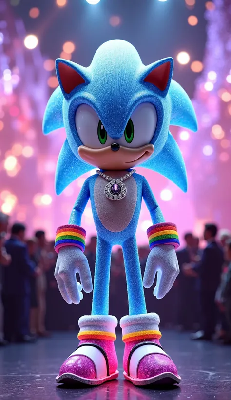 "Silver the Hedgehog, the futuristic telekinetic, stands center stage at a massive pride charity event, holding an oversized check for $10 million dedicated to LGBT organizations. He wears a shimmering white Prada suit with rainbow-accented cuffs, Cartier ...