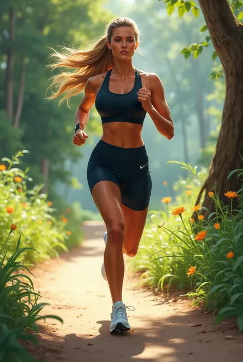 Kat braden jogging
