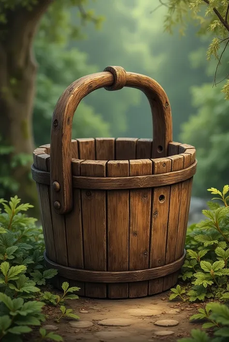 An image with a bucket