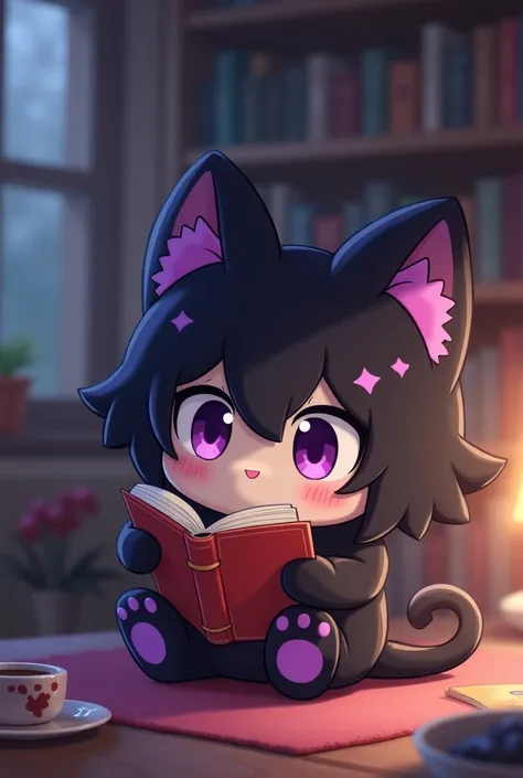 Kuromi reading 