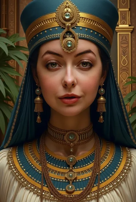 An image of Cleopatra with my face