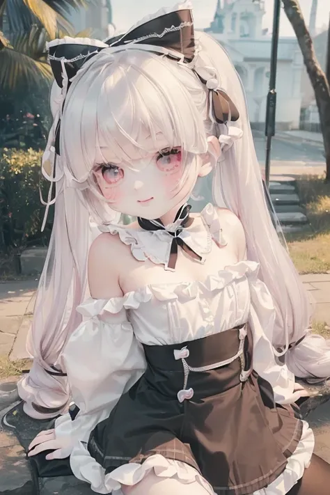 (doll-like lolita, porcelain skin, delicate facial features:1.3), (petit, ultra cute loli 2girls:1.5), (ultra cute loli face:1.3), ((puffy, cute eyes)), ((masterpiece)), ((best quality)), ((ultra detailed)), ((exquisite)), ((depth)), ((crisp)), ((8k)), ((b...