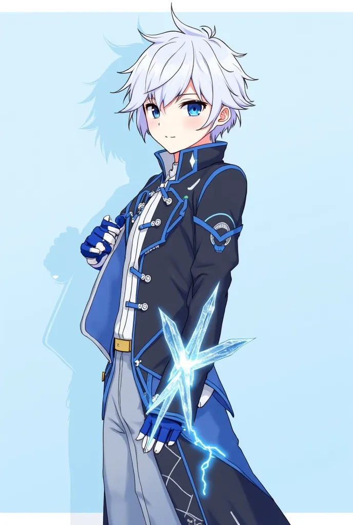 Character Summary: Reywin

Name: Reywin

Gender: Male

Age: 

Element: Ice + Lightning

Appearance: A quiet, calm, and powerful magic student

Hair Color: Silver-white with a hint of blue at the tips (like snow under blue light) with a slightly messy yet s...