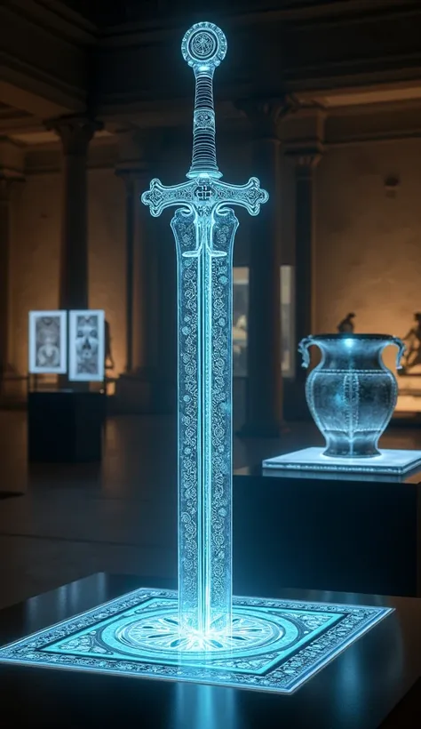 Immersive reality , museum, Cultural Heritage, X-ray examination ,  neutron tomography, sword, vase