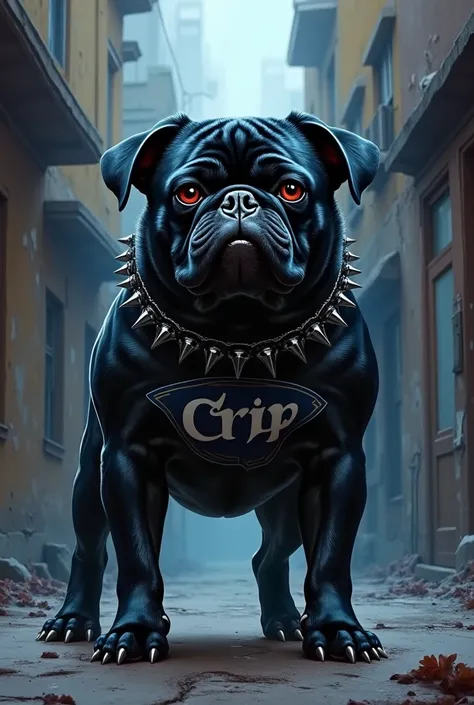 Black pug crip