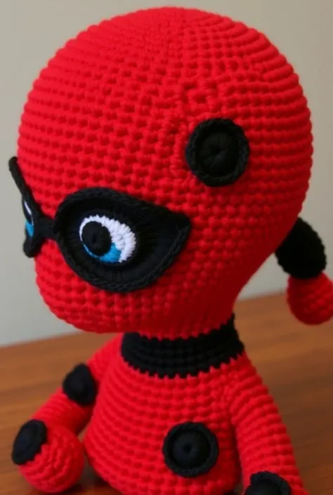 Crochet miraculous ladybug wig