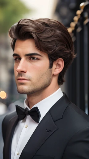  An Abendanone-Cohen man with handsome hair focused on his face