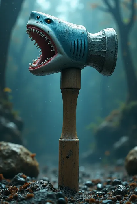 hammer, shark glue