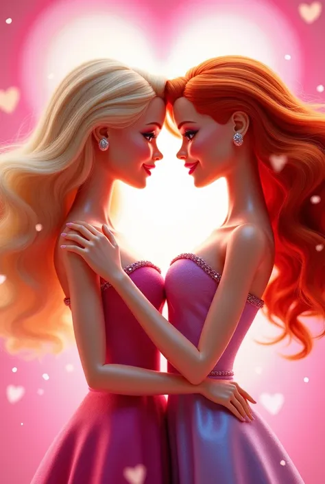 A poster for movie "barbie and her ginger girlfriend (lesbians)