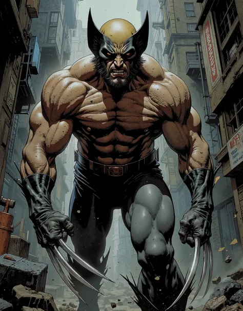 Wolverine, threatening