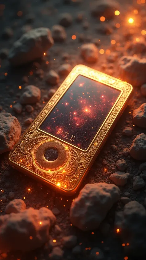 Zune30gb Player, Gold and Red Color, Astronomy Pattern, Magic Style