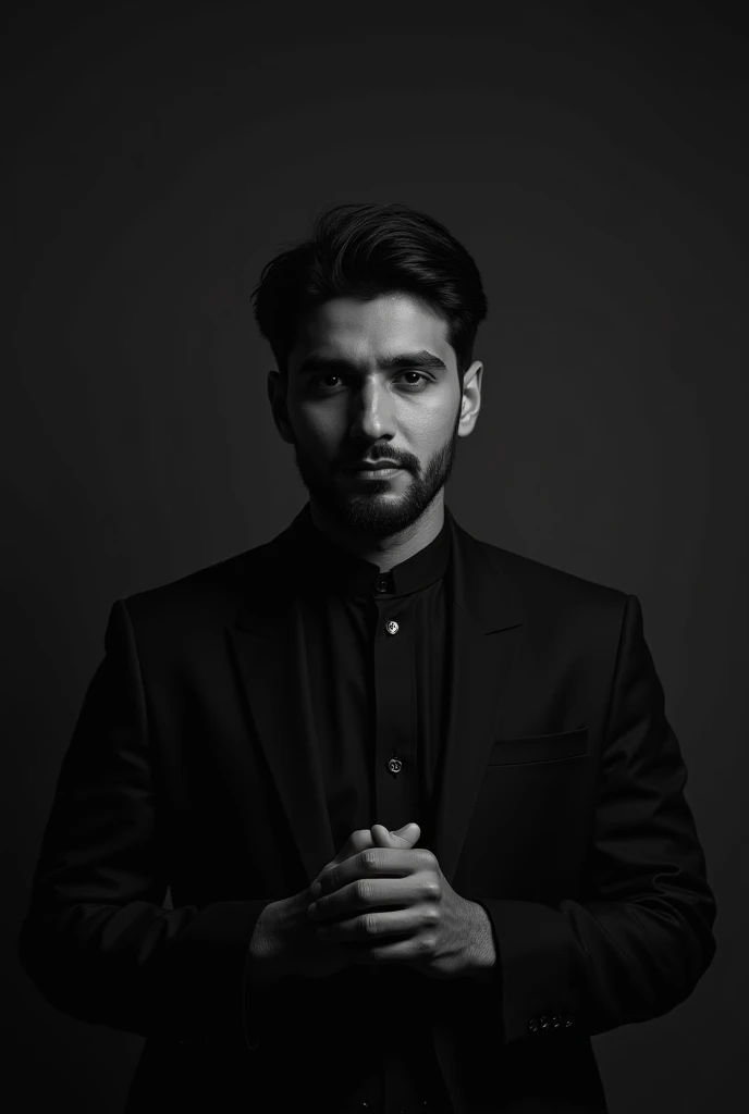 Create a black and white image for the content creator of the Quran Kareem content creator in Tik Tok