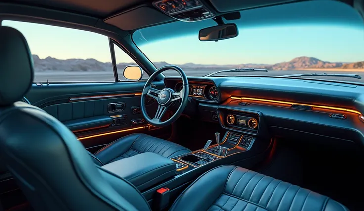 ultra 4k realstis of image 2025( Ford Falcon) interior view