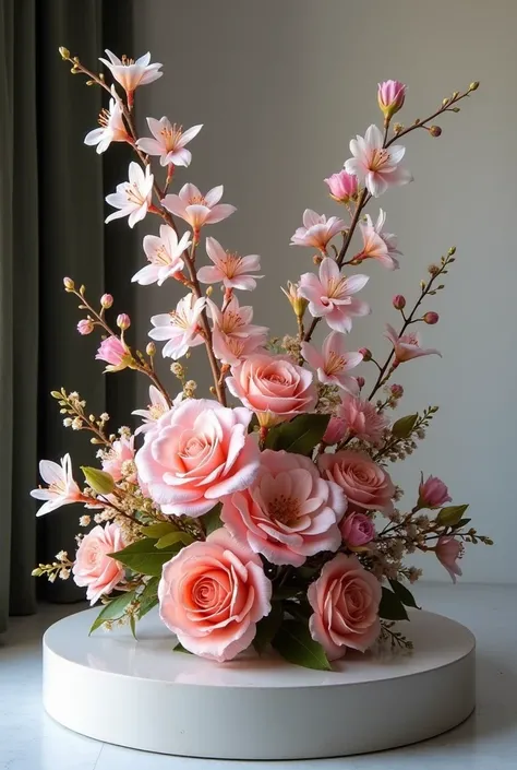 Artificial flower arrangement 