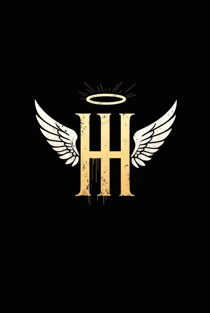  A minimalist design for a HOLY-HIPHOP pocket logo .  It must include the letters' HH 'in an urban and modern style ,  with a spiritual touch .  Small details such as a floating halo can be added over the letters or subtle wings on the sides .  The typogra...