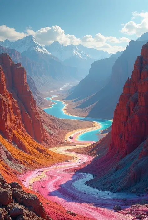 Beautiful landscapes where colors are extraordinary and hard to believe that they exist in unparalleled forms 