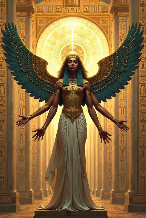 Real Seraphim like in the bible but in hieroglyph