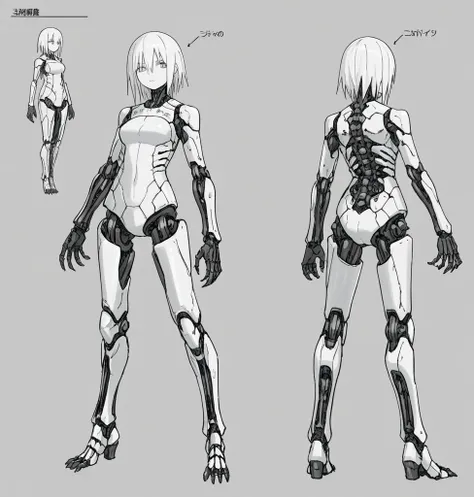  highres,  masterpiece,
 multiple view , Turn around, model sheet,   Realistic character design , only 
white background,  Simple background ,  full body
full body character Turn around of 1girl,  multiple views of the same character wearing the same outfi...