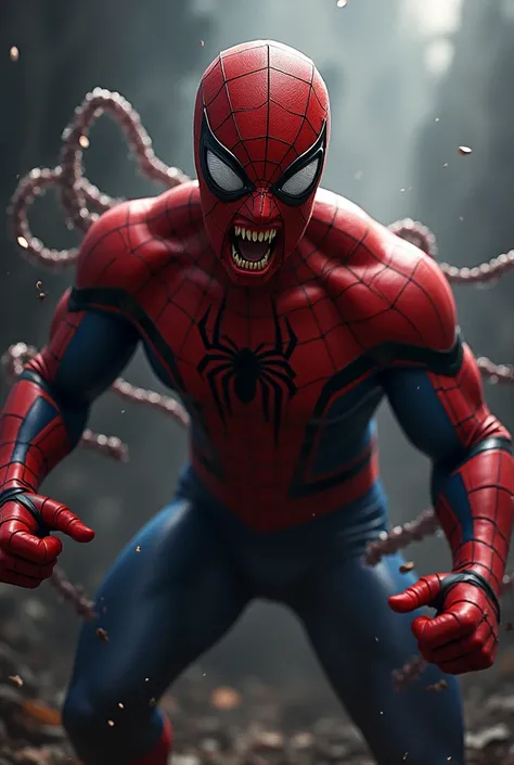 Spiderman is angry