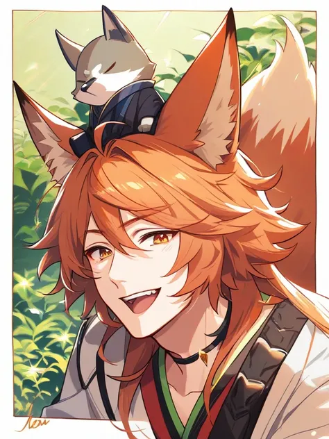 A man who has fox ears