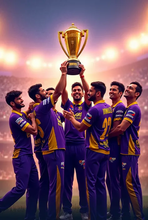 Ipl by kkr ne 12 trophy gitehe