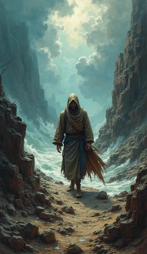 A world of swirling chaos and discord, where confusion reigns and order is but a distant memory. Amidst the turbulent chaos, a lone figure emerges: a weary traveler, cloaked in tattered robes, navigating the tumultuous landscape with a determined gaze. Thi...