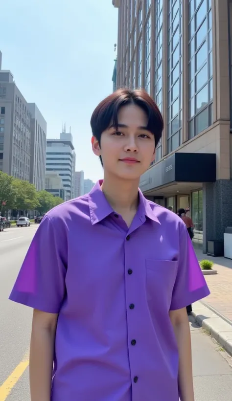 Major work, excellent quality, large 48 wheel truck, scanner, giant label, cut-out sign, sized size Korea, 25 years old, white, smooth, soft, soft, wearing bright purple summer shirt
Perspective: Virtual, realistic images, exaggerated, more than real
Full ...