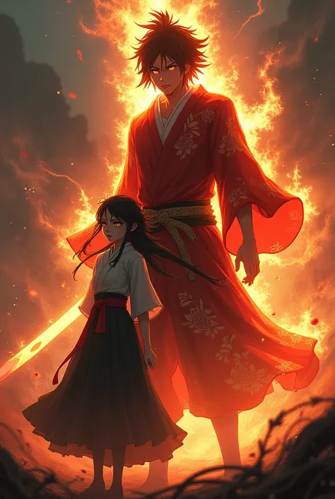 Rengoku with one girl