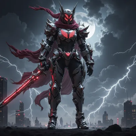 - Main Character, Beautiful Woman "Denmark",

- Wearing a costume ("Full Sexy Armor"), a costume that embodies the form of "kamen rider X", (Armor Chest and Thighs open).
Futuristic Costume Design, looks high-tech details.
There is a picture of the "RIDERS...