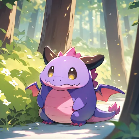  high resolution, Cute purple dragon 