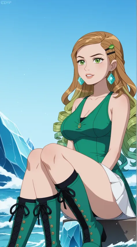 Evangeline "Eve" Tennyson (Eve 10)

Theme Color: Seafoam Green

Hairstyle: Shoulder-length ringlets, often adorned with small seafoam green clips

Eye Color: Teal-green

Hair Color: Chestnut brown with seafoam green tips

Skin Tone: Light olive

Outfit:

A...