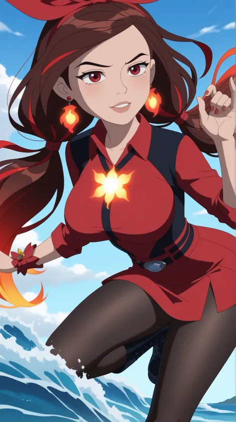 Margaret "Meg" Tennyson (Meg 10)

Theme Color: Wine Red

Hairstyle: Long hair styled in loose waves, often with a decorative headband

Eye Color: Dark red-brown

Hair Color: Dark brown with deep red streaks

Skin Tone: Pale with a slight pinkish hue

Outfi...