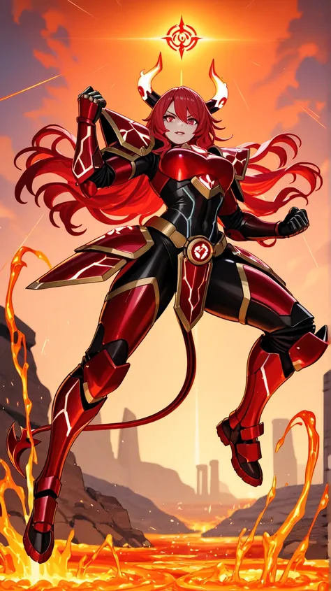 Futuristic Aries Mech-Style Woman
A fierce, futuristic woman embodying Aries, clad in high-gloss crimson red, molten gold, and deep obsidian armor, radiating power, determination, and an unstoppable spirit. Her long, wavy hair flows wildly, infused with fi...