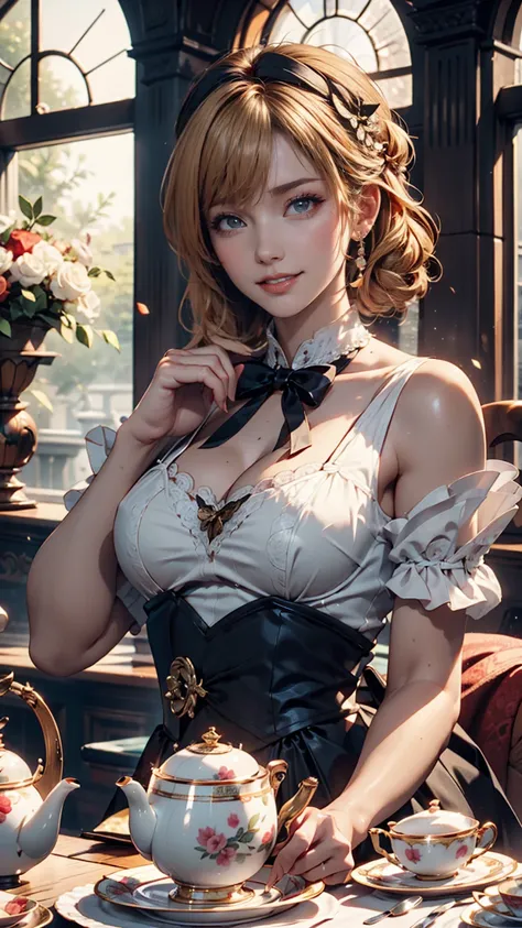  Masterpiece,  top quality, ( ultra-high definition CG unified 8k wallpaper), ( top quality), (Best Illustrated ), ( best shadow), (Stable Diffusion Model ),   violet evergarden , Shimmering ,  beautiful, Victorian bedroom,   dynamic lighting during sex , ...