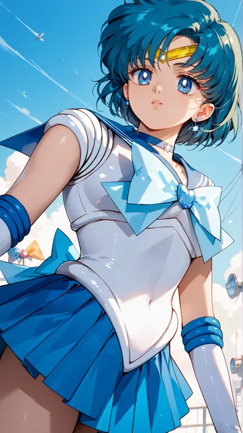  sailor mercury,  low angle