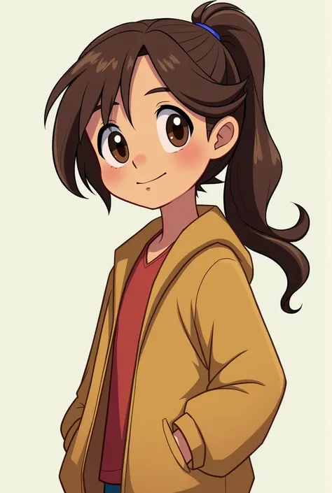 


---

1. Roma:

Description: Roma is a  cartoon girl with long, dark brown hair tied into a ponytail. Her eyes are large and light brown. She is energetic and lively, loves adventures, and is always eager to explore new places. She sees herself as a lead...