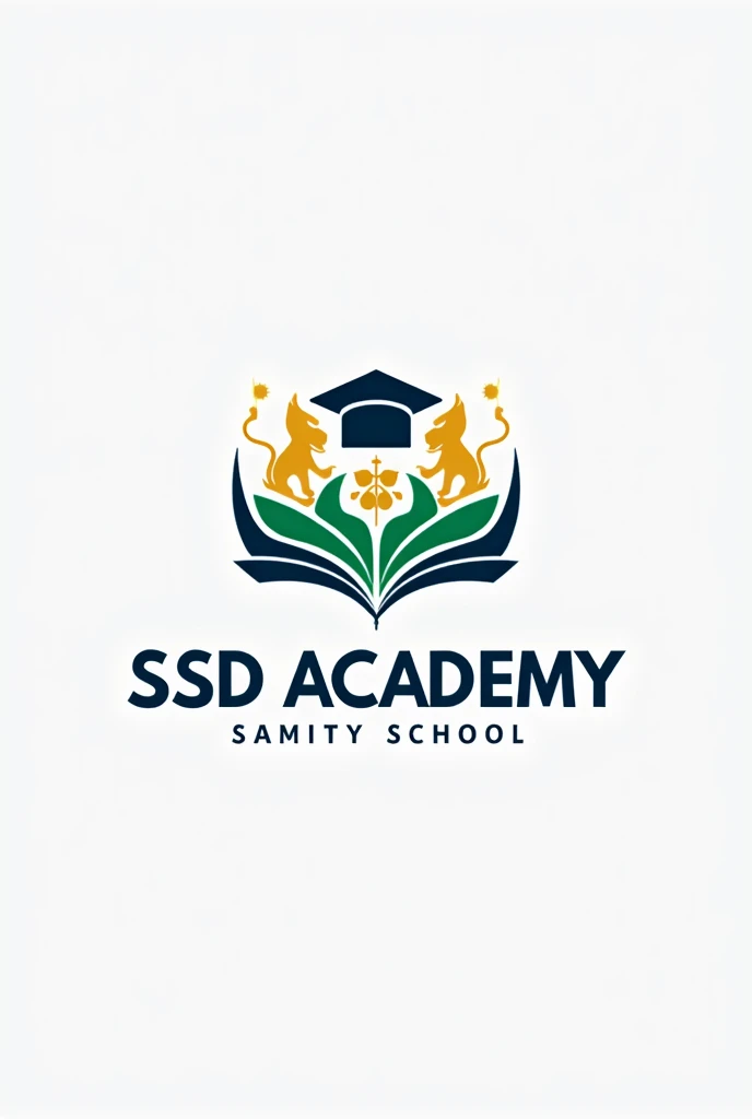 Create me a logo for my school SSD Academy Zaria 