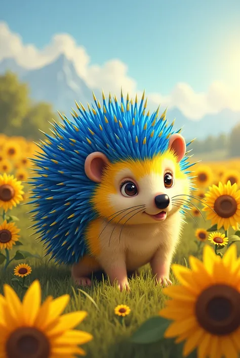 Ukraine in the form of a hedgehog