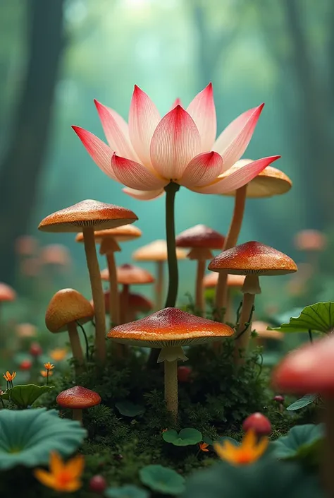 mushroom lotus