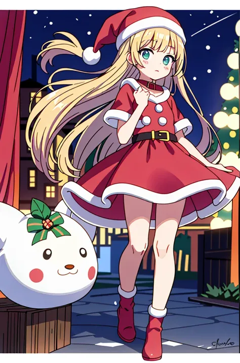 Santa dress ,  full body, Santa shoes