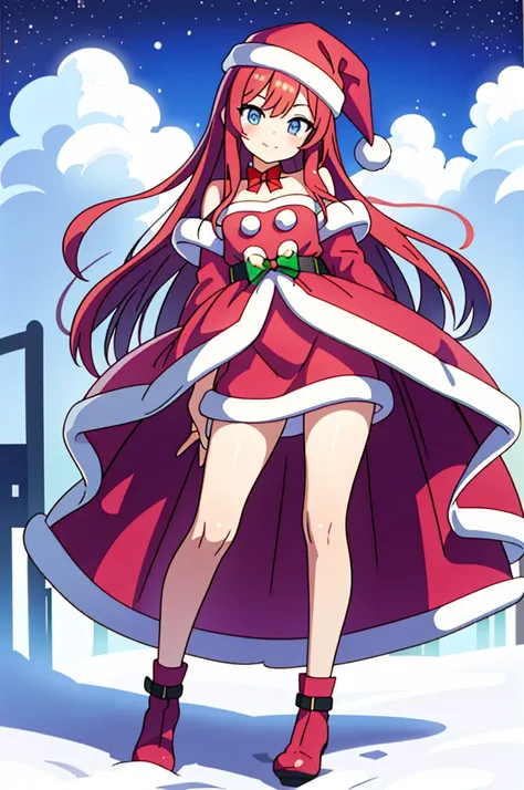 Santa dress ,  full body, Santa shoes