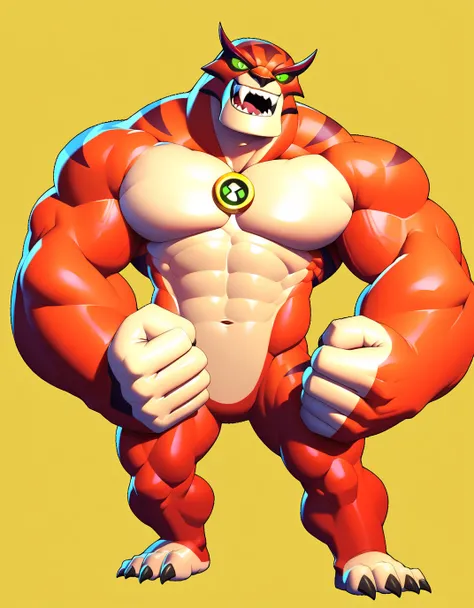 score_9, score_8_up, score_7_up, score_6_up, source_furry, solo, {{{rath, fangs, claws, green eyes, without pupils}}}, adult, bara, naked, expose waist, expose crotch, 
 muscular,((full body:1.3)),{{{In good physical shape}}},perfecteyes,one hand on crotch...