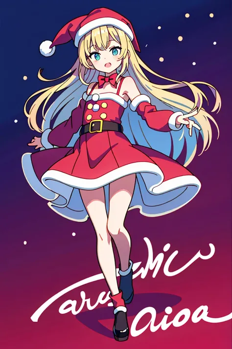 Santa dress ,  full body, Santa shoes