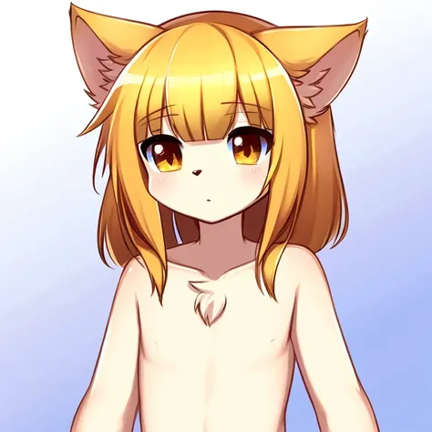  ,Furry ,  simple art  ,thin,  cute, ,Chest,  bangs, 