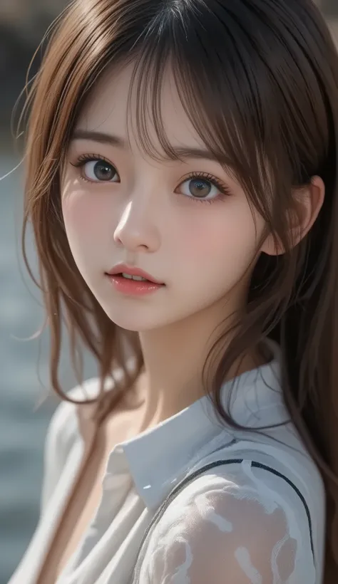 8k, super high resolution , top quality, masterpiece,rule of thirds,golden ratio, surreal, photos, one woman,( girl:1.3), cute, cute顔, Beautiful Eyes in Every Detail , 細かく Details, Mature Women, princess,full body,smile, black hair,Long layers,ID phot...