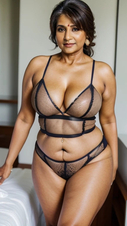 High resolution, High resolution, Attention to detail, Anatomically correct, sharp, ((two indian plus size thick fat Mature)),(50 years old:1.3),((Facial wrinkles)),big fat waist,  lose saggy breasts,dusty skin, fat stomach with deep big neval, thick thigh...