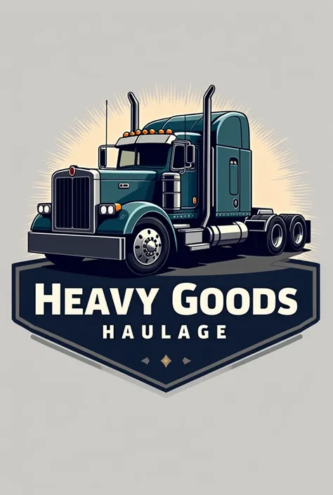 Generate a logo for a heavy goods haulage company 